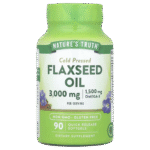 Cold Pressed Flaxseed Oil (90 Vegan Softgels)